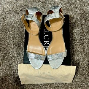 JCREW Silver shoes - Size 11